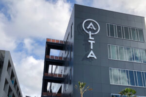 Ten foot high illuminated channel letters - Alta