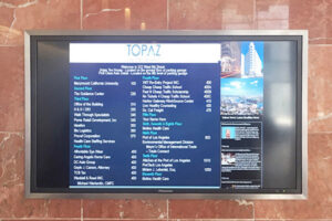 Wall Directory - Topaz