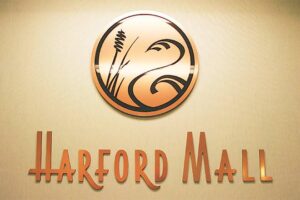 Harford Mall Flat Cut Aluminum Letters Sign